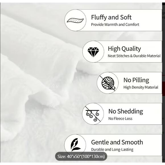 Bestie Gift Blanket 40x50 Soft Cozy Throw Fleece Warm Friendship Quote Blanket - Picture 6 of 7